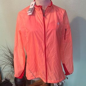Adidas full zipped waterproof jacket